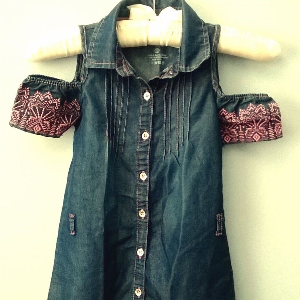 LiMiTeD Too Jean Dress Girls 5/6